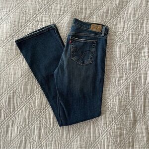 Levi's Dark Blue Flare Women's Jeans